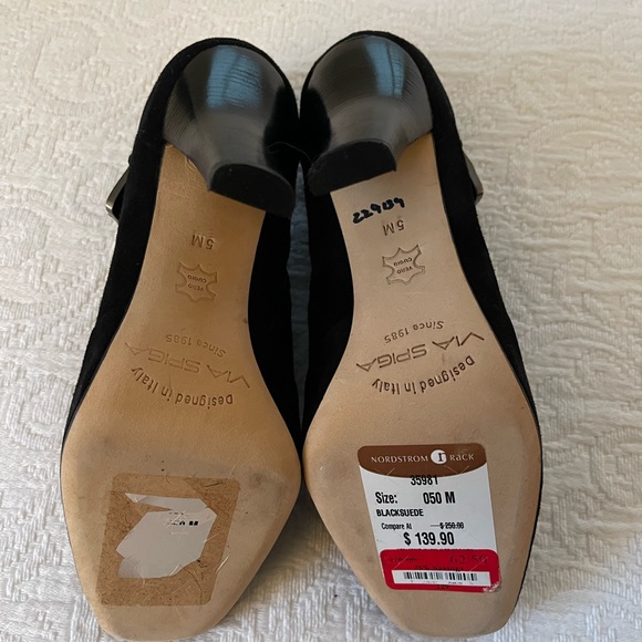 Via Spiga Black Suede Booties - Picture 4 of 6